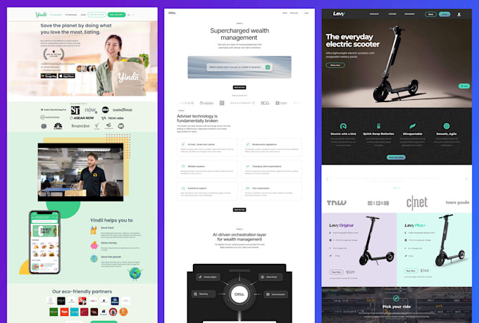 design wix landing page or do wix redesign or wix studio website expert